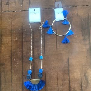Pannee matching necklace and bracelet set